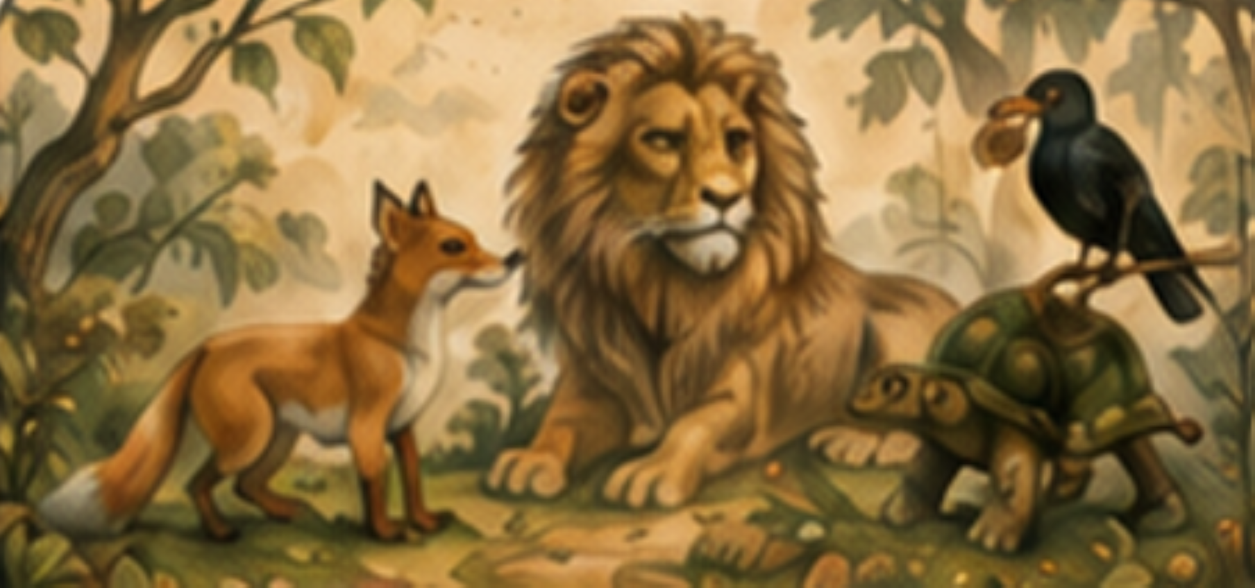 Panchatantra story illustration